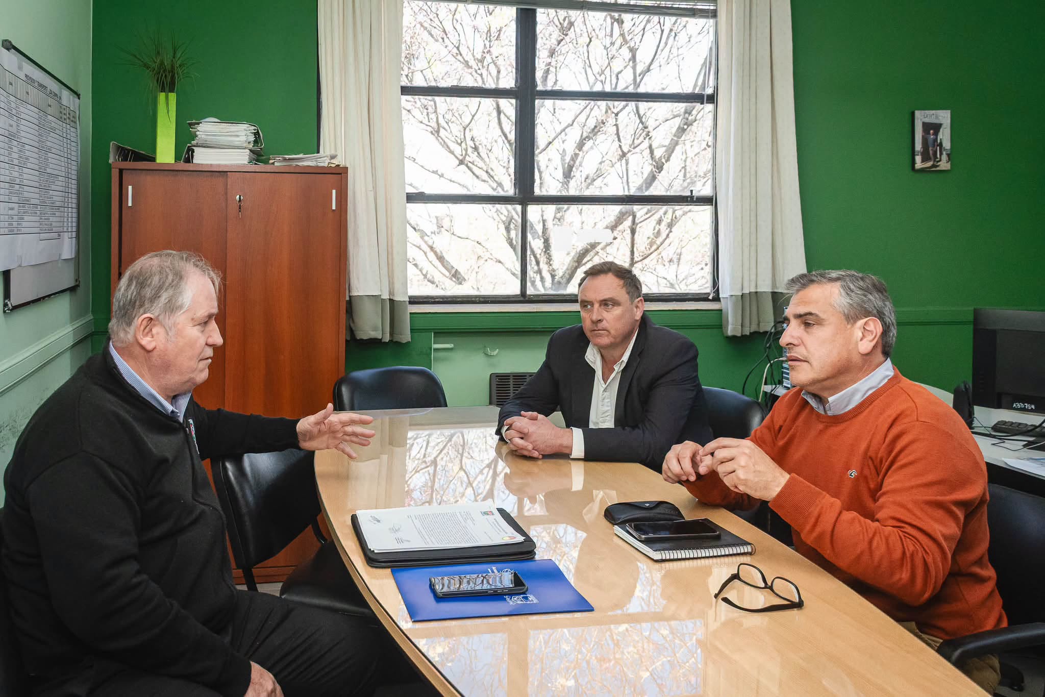 Aranguren: reunión con Vialidad Provincial