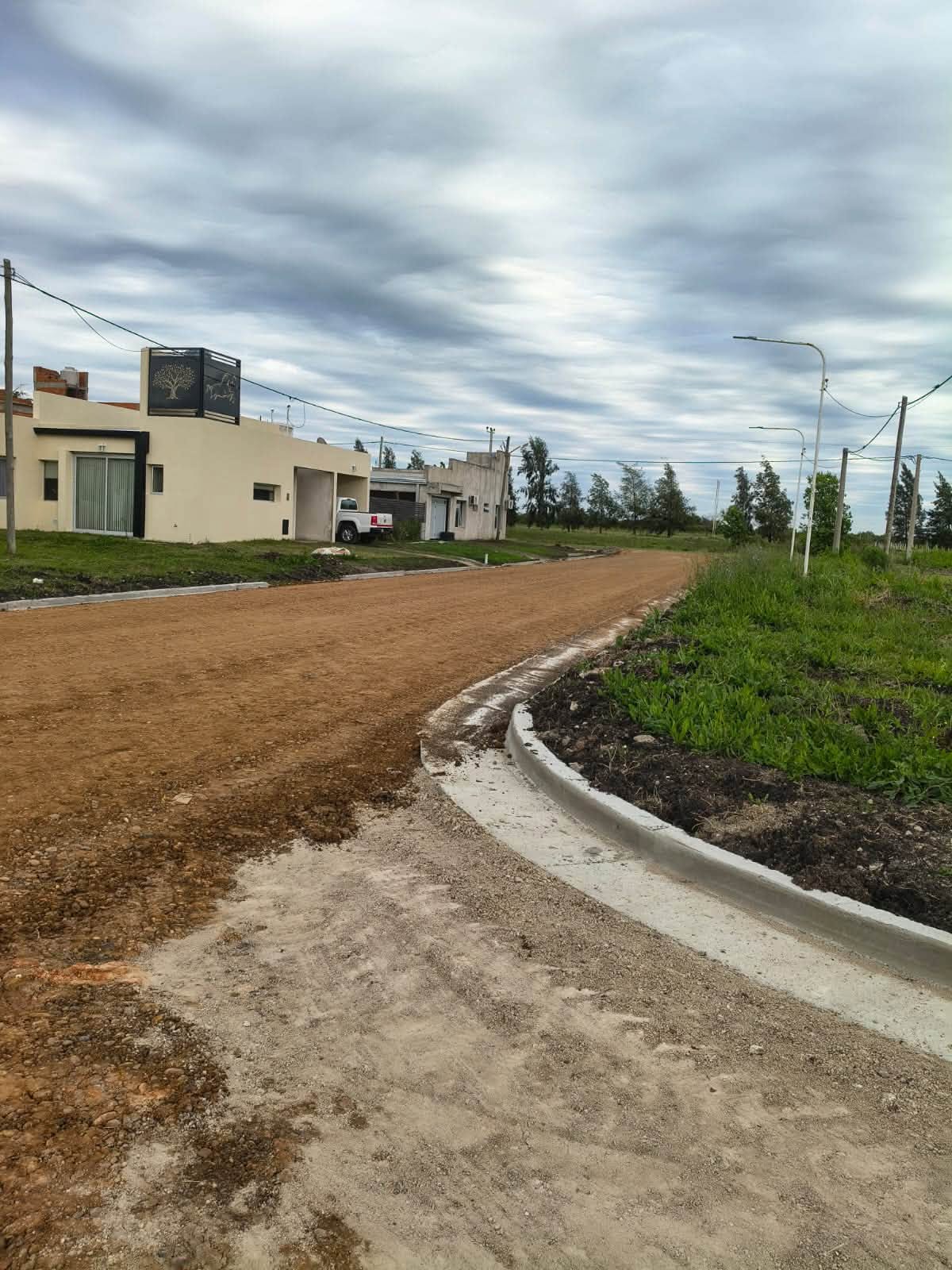 Obras en calles René Favaloro y Dr. Haedo de Hasenkamp