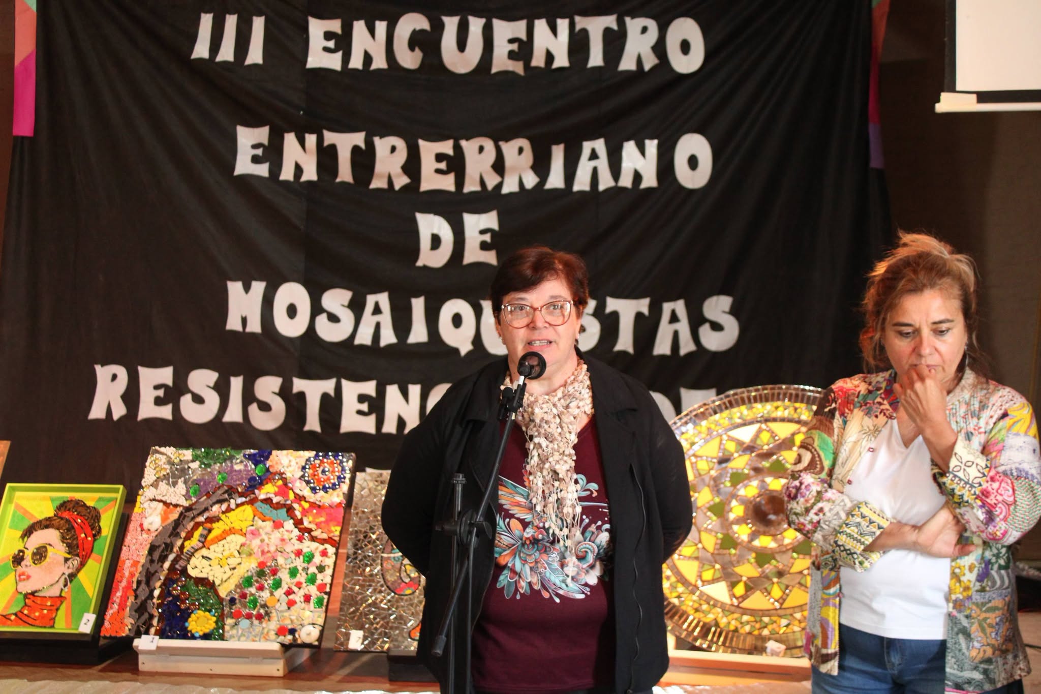 Hernández fue sede del III Encuentro Entrerriano de Mosaiquistas “Resistencia y deseo”