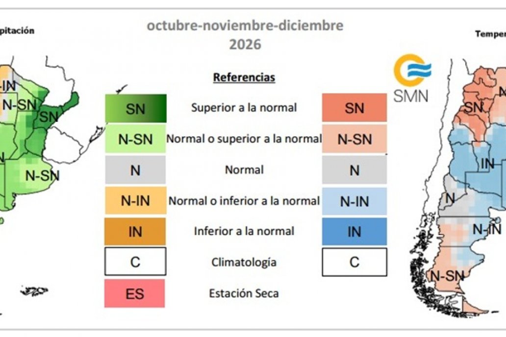 El SMN anticipó un escenario con contrastes