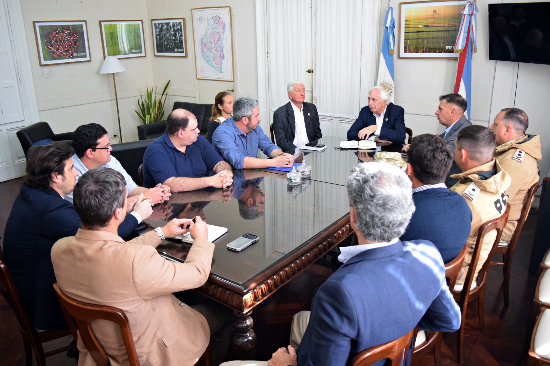 Gobierno de E. Ríos acordó con Mesa de Enlace acciones en conjunto para mejorar la seguridad rural